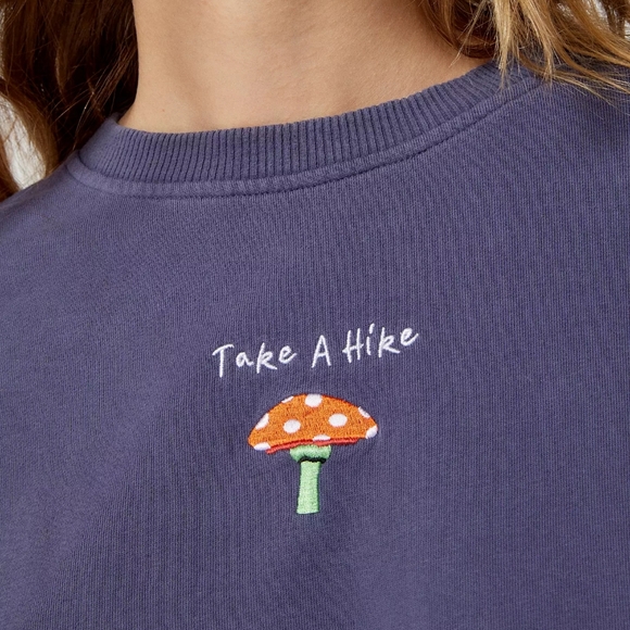 Take A Hike Embroidered Pullover Sweatshirt - Picture 3 of 7